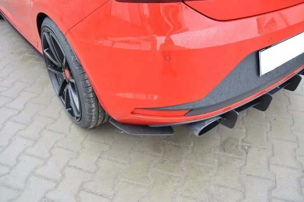 Seat Leon Iii Cupra Rear Diffuser & Rear Side Splitters - Image 2