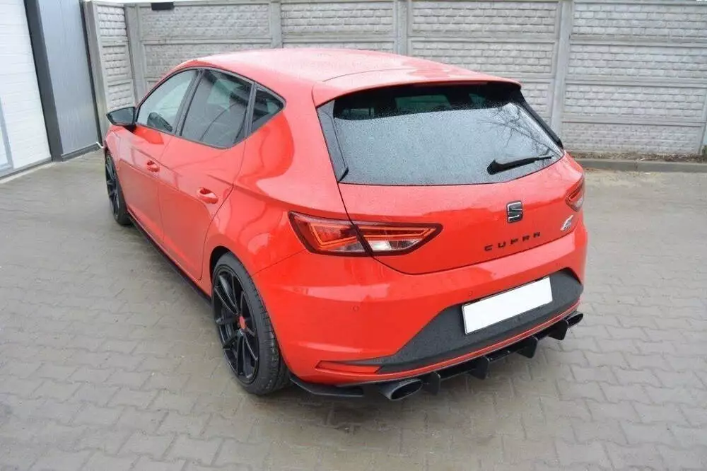 Seat Leon Iii Cupra Rear Diffuser & Rear Side Splitters - Image 3