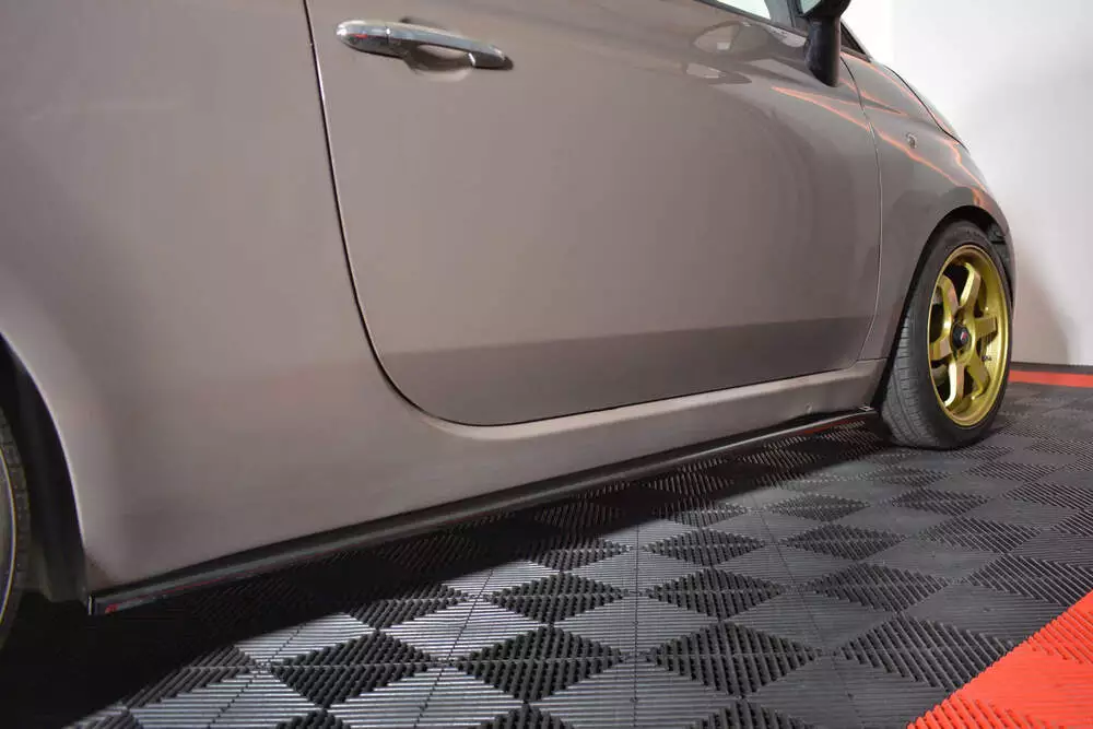 Side Skirts Diffusers Fiat 500 Hatchback Preface - Image 2