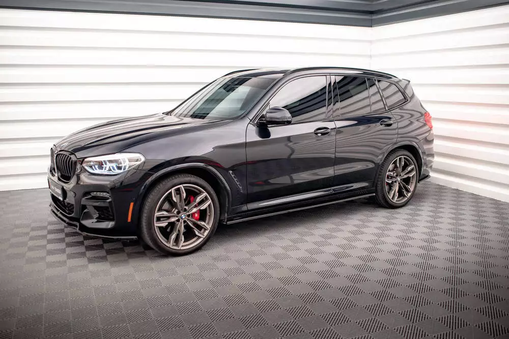 Side Skirts Diffusers V. For Bmw X3 M40d / M40i / M-pack G01 - Image 3