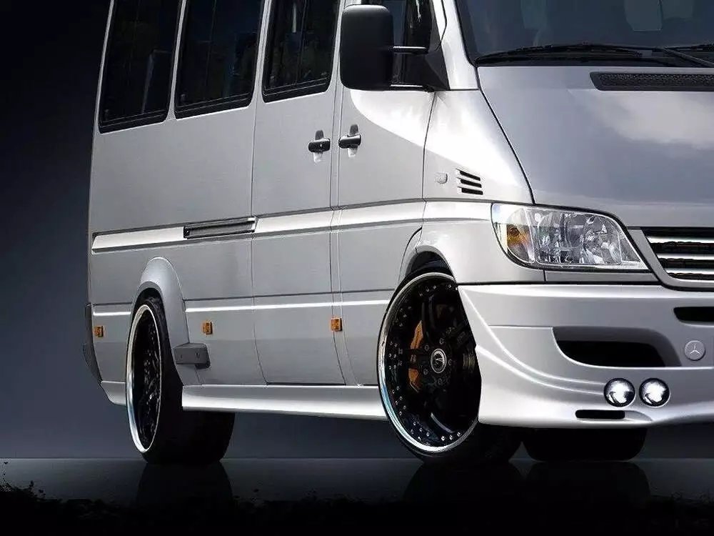 Side Skirts Mercedes Sprinter I Fl / Volkswagen Lt 96-06 This Side Skirts Fits Twin Wheels Version.
