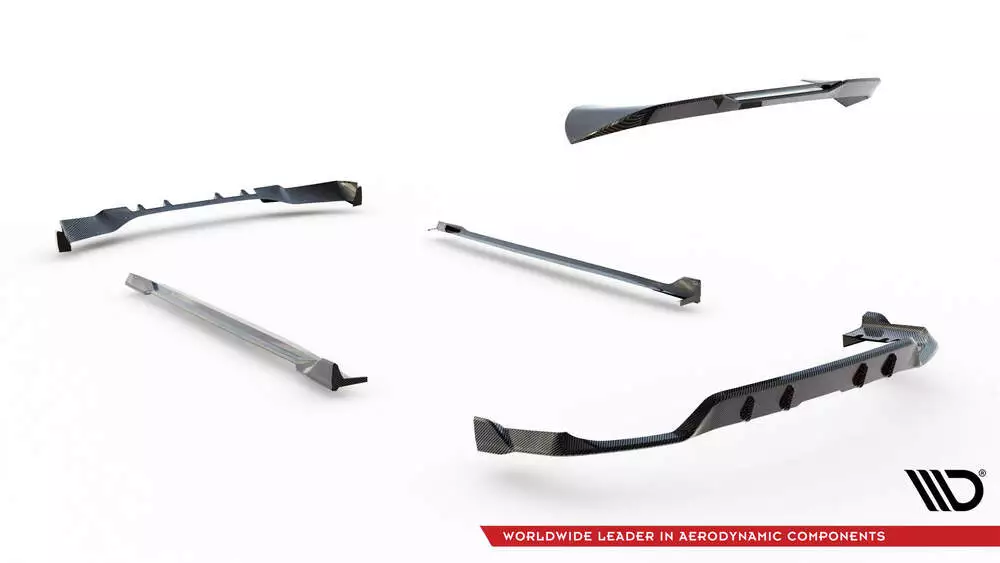Set Of Prepreg Carbon Fiber Splitters Bmw X5 M-pack G05 Facelift - Image 28