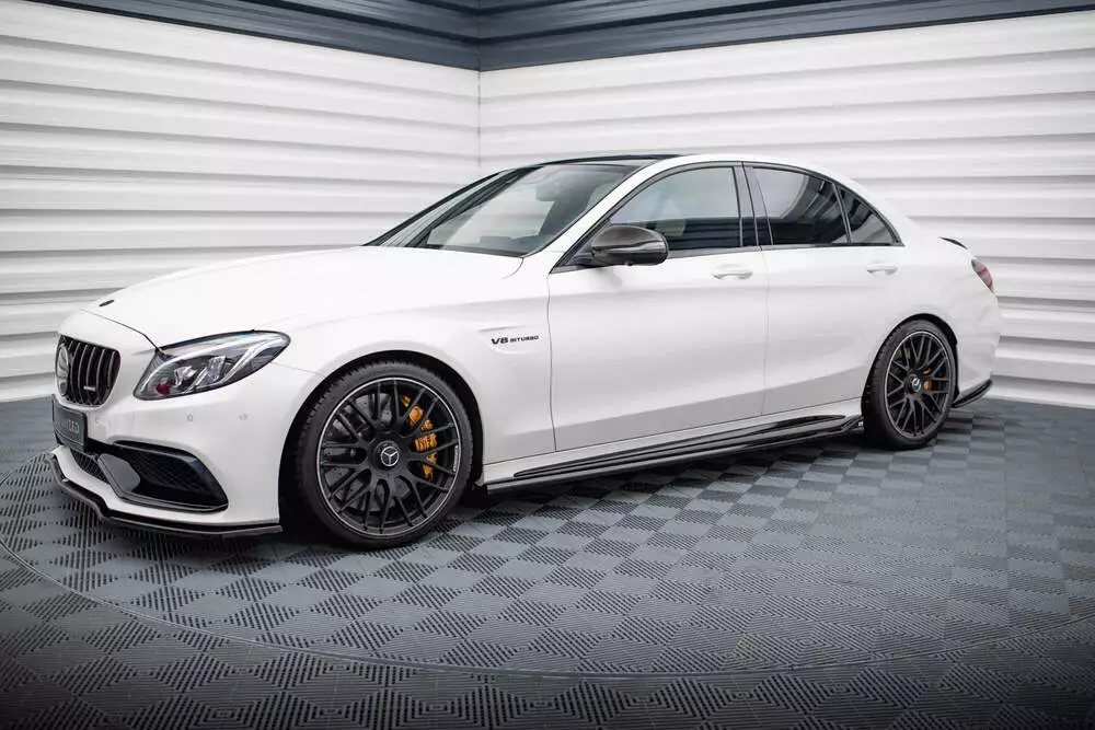 Set Of Splitters Mercedes-amg C63 Sedan / Estate W205 / S205