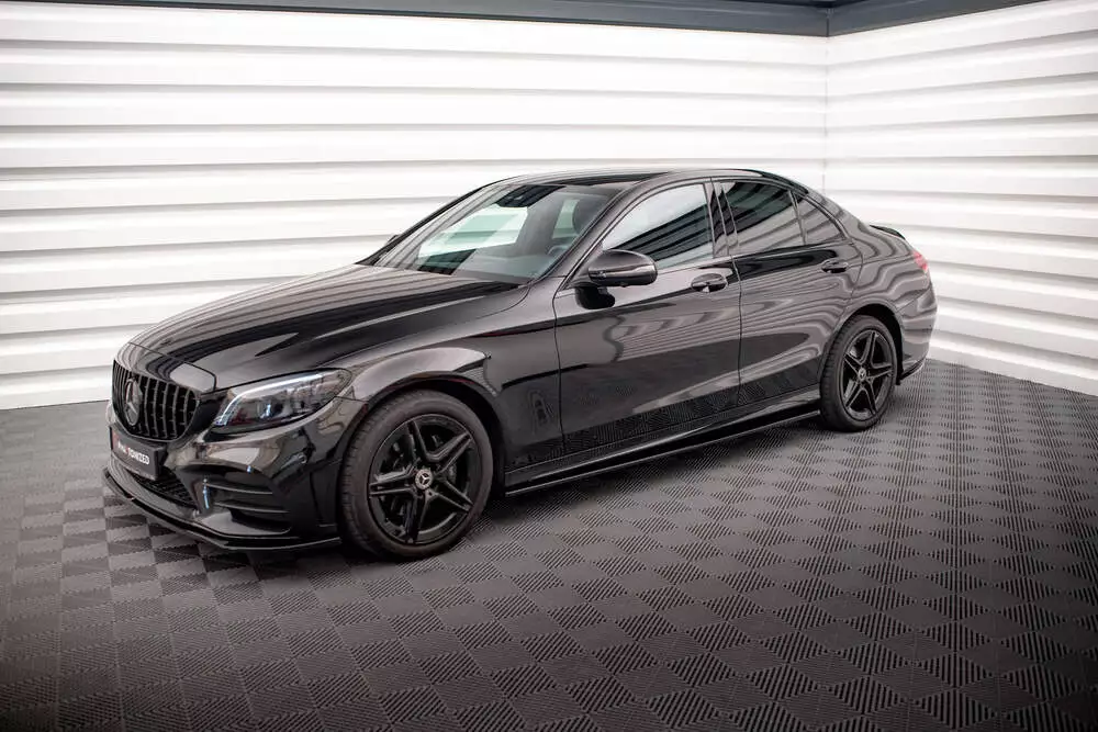 Set Of Splitters Mercedes-benz C Amg-line Sedan / Estate W205 Facelift / S205 Facelift