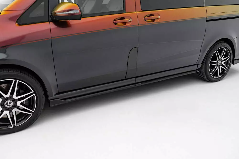 Set Of Splitters Mercedes-benz V-class Long Amg-line W447 Facelift - Image 5