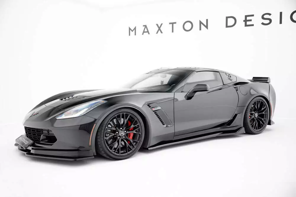 Side Skirts Diffusers Chevrolet Corvette Z06 C7 - Image 2
