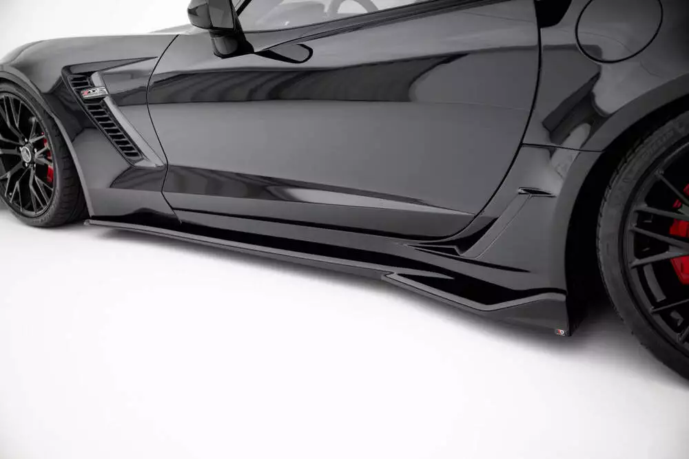 Side Skirts Diffusers Chevrolet Corvette Z06 C7 - Image 3