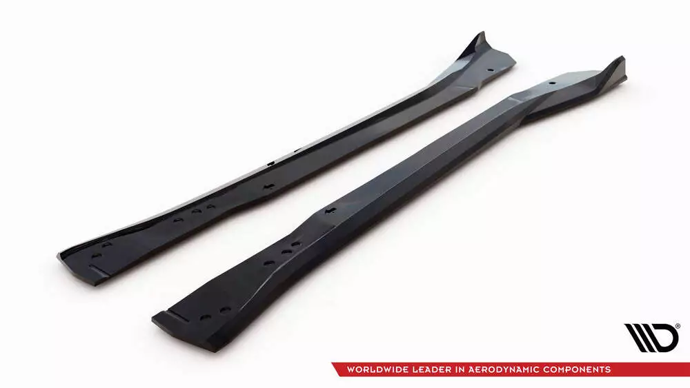 Side Skirts Diffusers Chevrolet Corvette Z06 C7 - Image 5