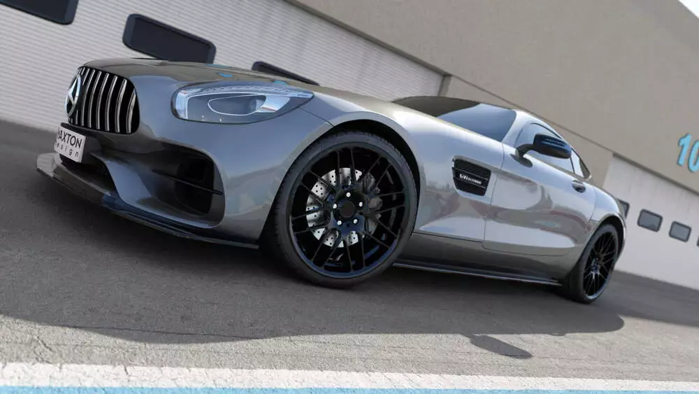 Side Skirts Diffusers Mercedes-amg Gt / Gt S C190 Facelift - Image 2