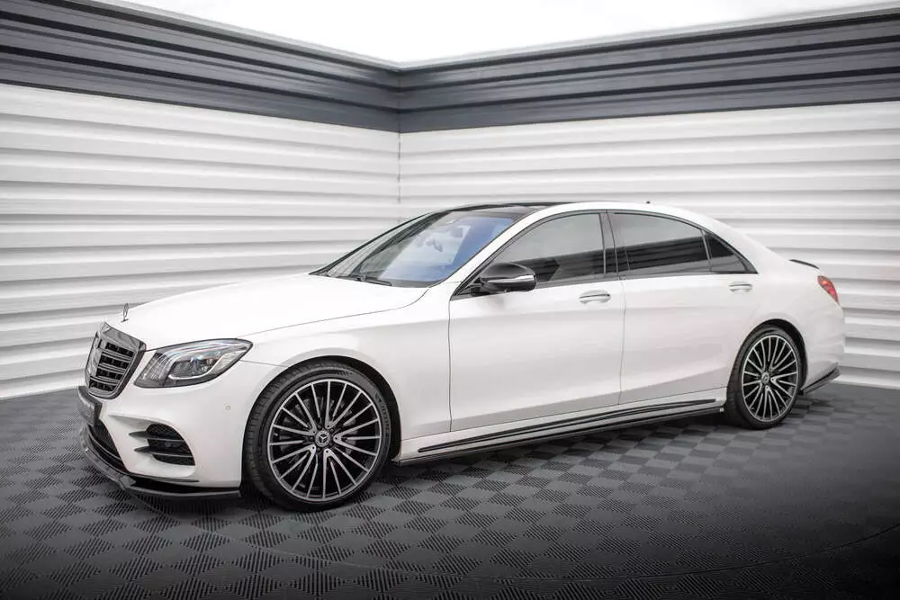 Side Skirts Diffusers Mercedes-benz S Long Amg-line W222 - Image 2