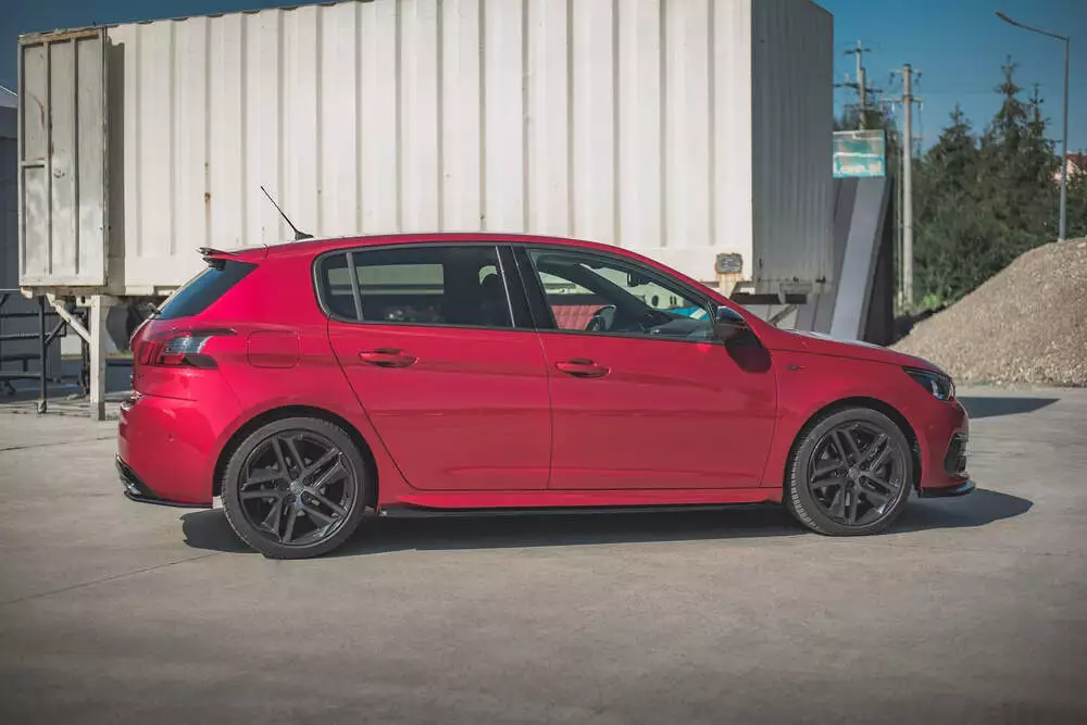 Side Skirts Diffusers Peugeot 308 Gt Mk2 Facelift - Image 2