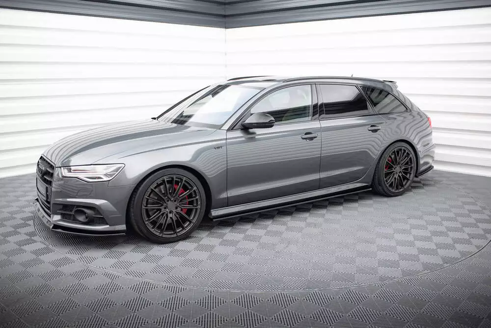 Side Skirts Diffusers V.1 Audi A6 / A6 C7 S-line/ S6 C7 Facelift - Image 2