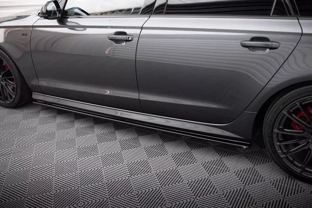 Side Skirts Diffusers V.1 Audi A6 / A6 C7 S-line/ S6 C7 Facelift - Image 3