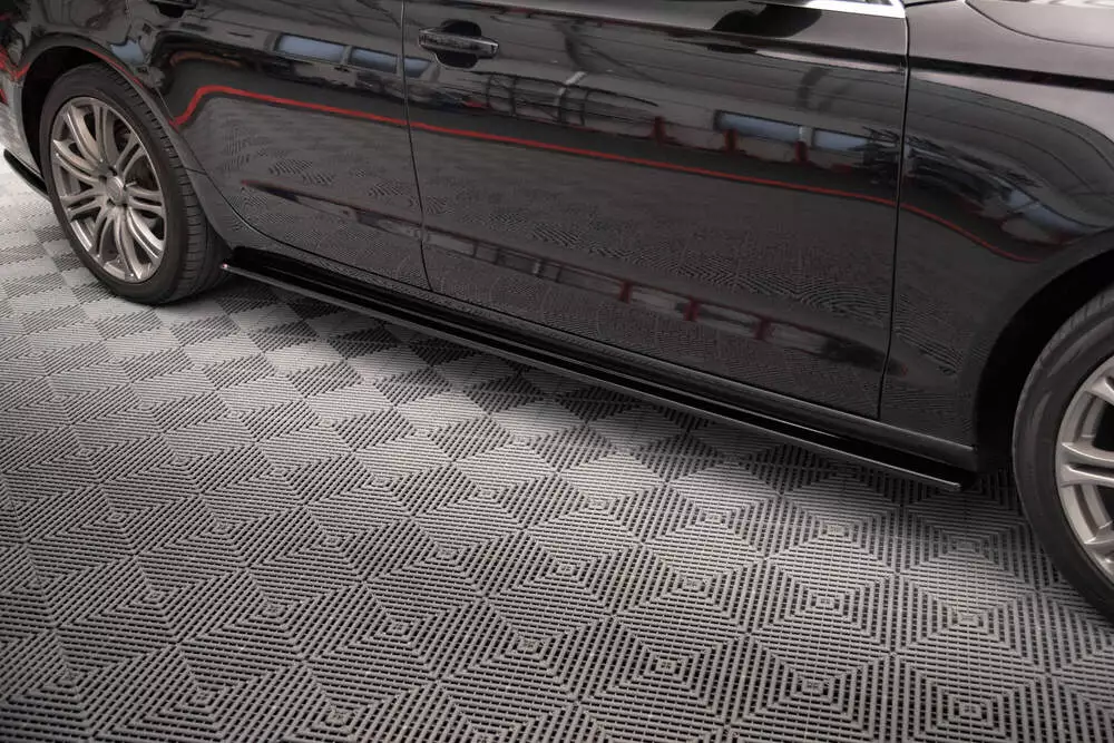 Side Skirts Diffusers V.1 Audi A6 C7 - Image 2