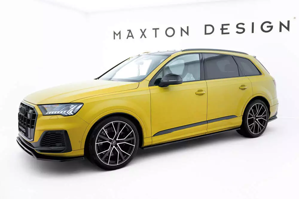 Side Skirts Diffusers V.1 Audi Sq7 / Q7 S-line Mk2 (4m) Facelift - Image 2