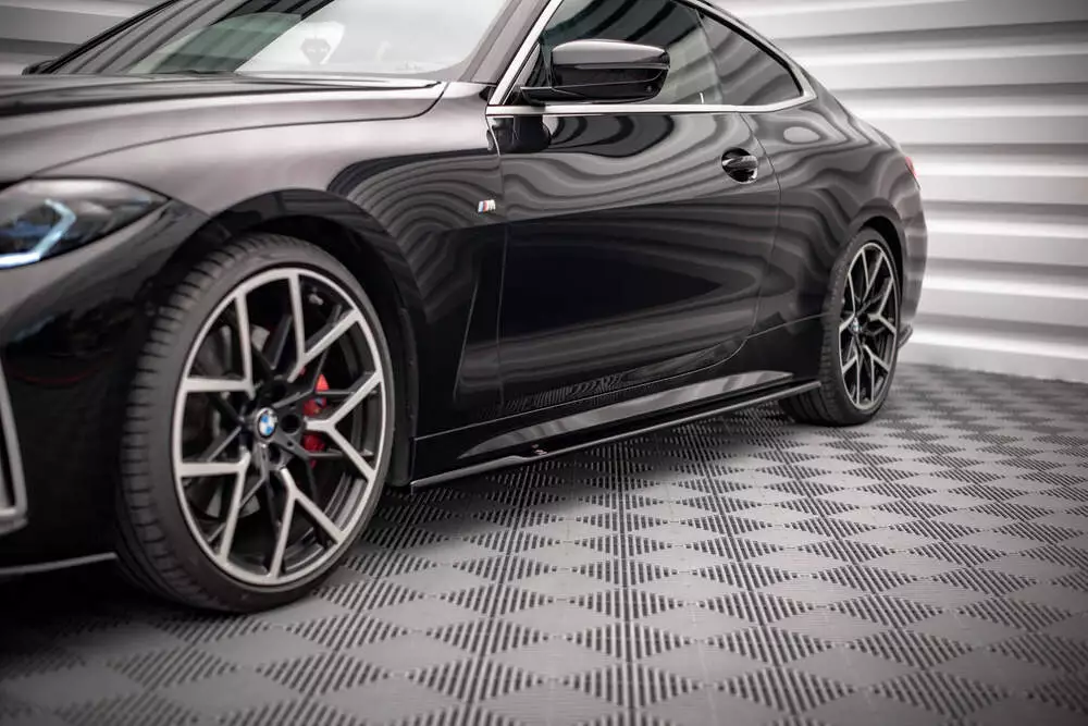 Side Skirts Diffusers V.1 Bmw 4 M-pack / M440i G22 / G23 / G22 Facelift / G23 Facelift