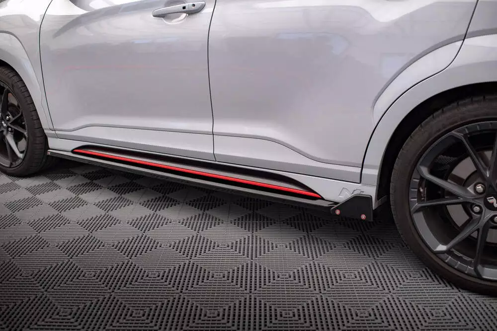 Side Skirts Diffusers V.1 + Flaps Hyundai Kona N Mk1 - Image 4