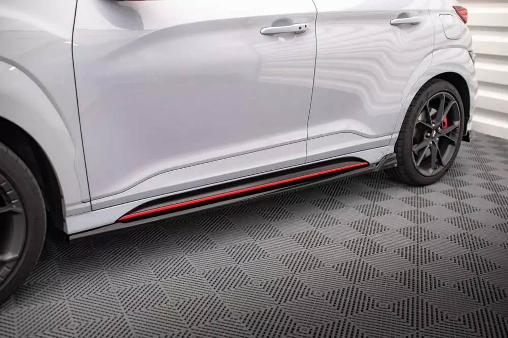 Side Skirts Diffusers V.1 + Flaps Hyundai Kona N Mk1 - Image 5