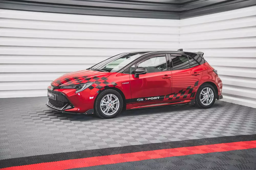 Side Skirts Diffusers V.1 + Flaps Toyota Corolla Gr Sport Hatchback Xii