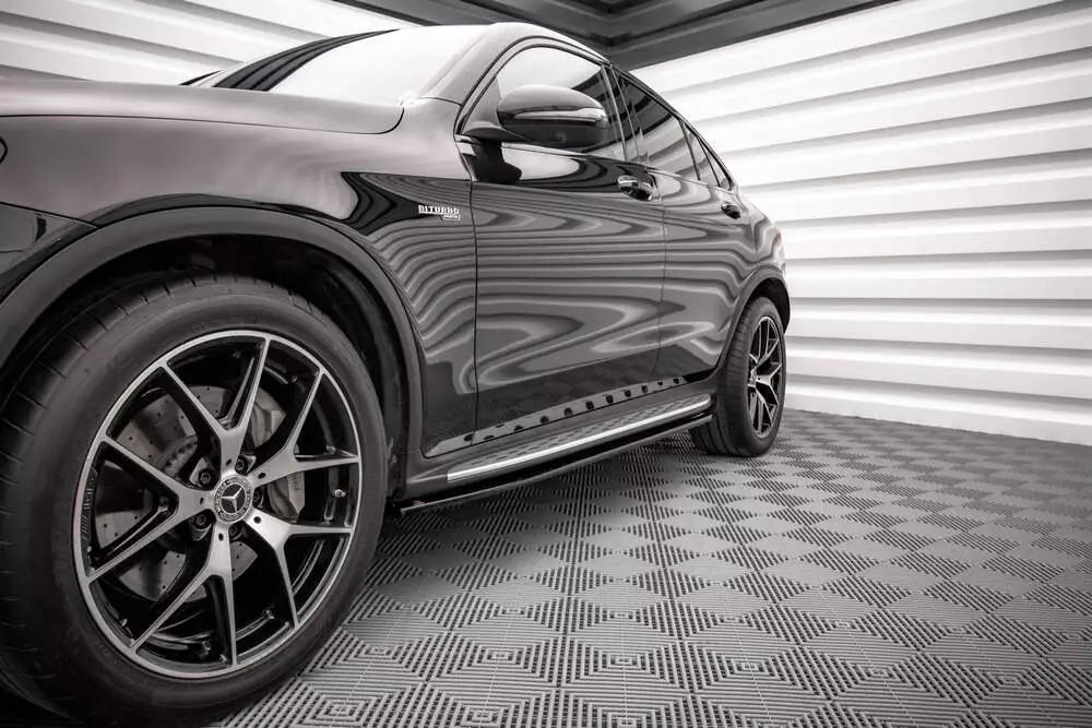 Side Skirts Diffusers V.1 Mercedes-benz Glc Coupe Amg-line C253 Facelift
