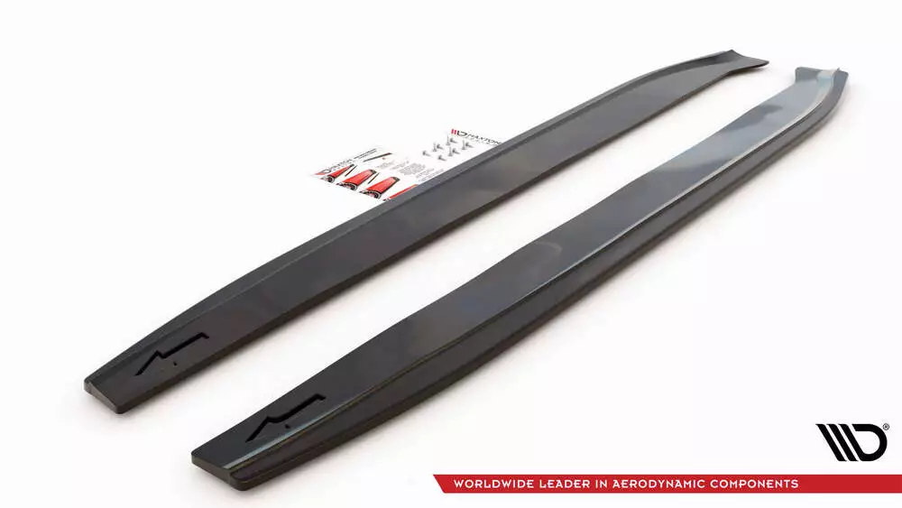 Side Skirts Diffusers V.1 Mercedes-benz Glc Coupe Amg-line C253 Facelift - Image 4