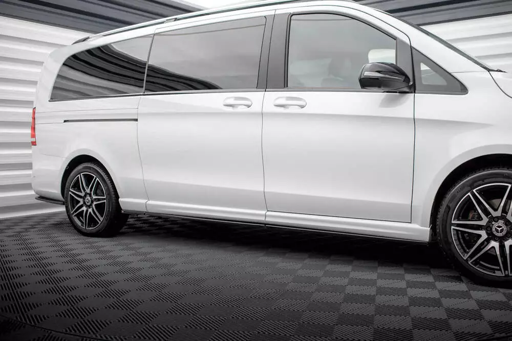 Side Skirts Diffusers V.1 Mercedes-benz V-class Extra Long Amg-line W447 - Image 2