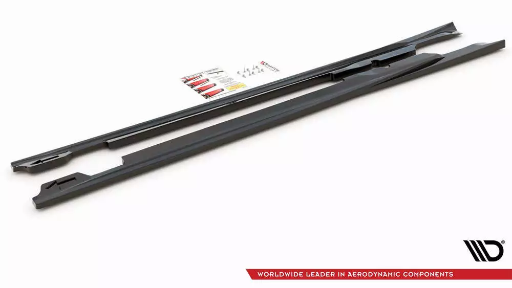 Side Skirts Diffusers V.1 Porsche Panamera Turbo 970 Facelift - Image 5