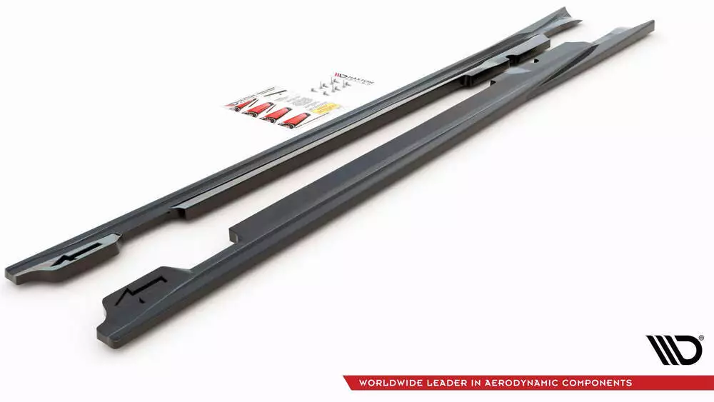 Side Skirts Diffusers V.1 Porsche Panamera Turbo 970 Facelift - Image 6