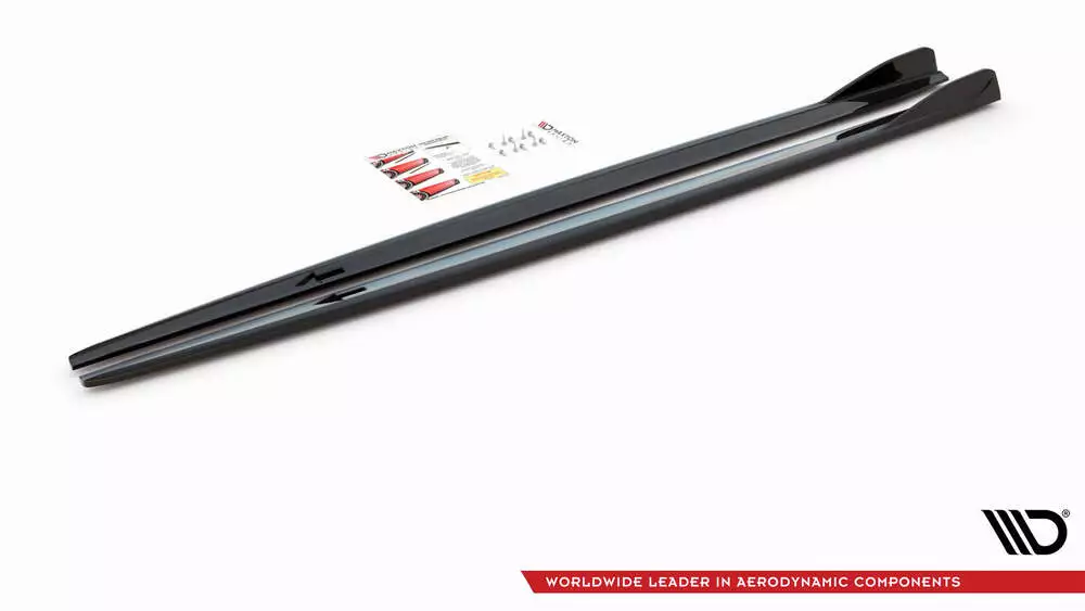 Side Skirts Diffusers V.2 Bmw 2 Gran Coupe M-pack / M235i F44 - Image 3