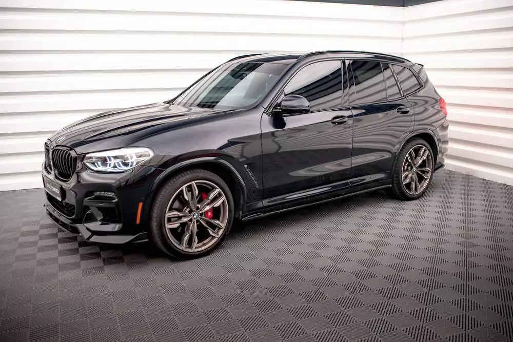 Side Skirts Diffusers V.2 Bmw X3 M40d / M40i / M-pack G01 - Image 2