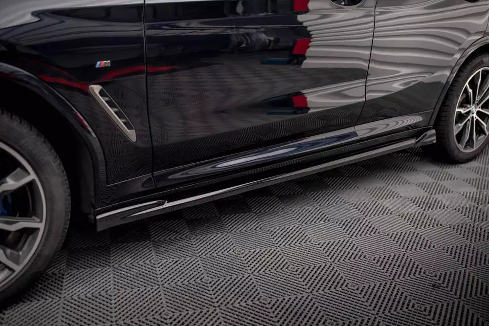 Side Skirts Diffusers V.2 Bmw X4 M-pack G02