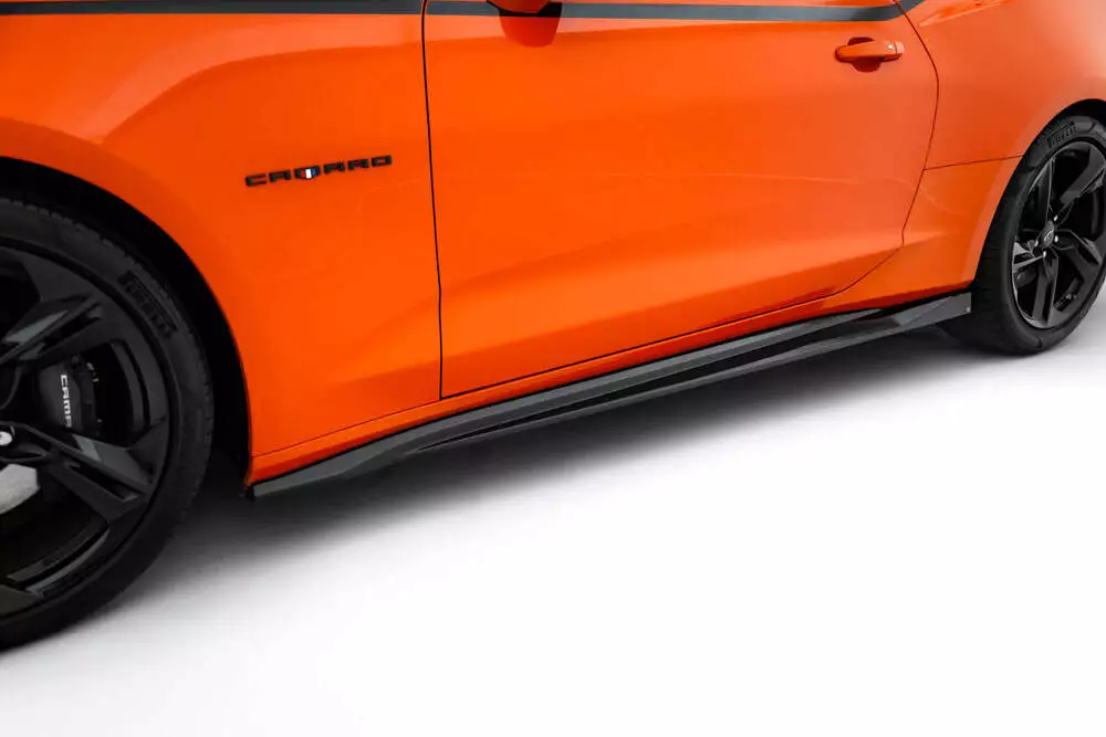 Side Skirts Diffusers V.2 Chevrolet Camaro Ss Mk6 Facelift
