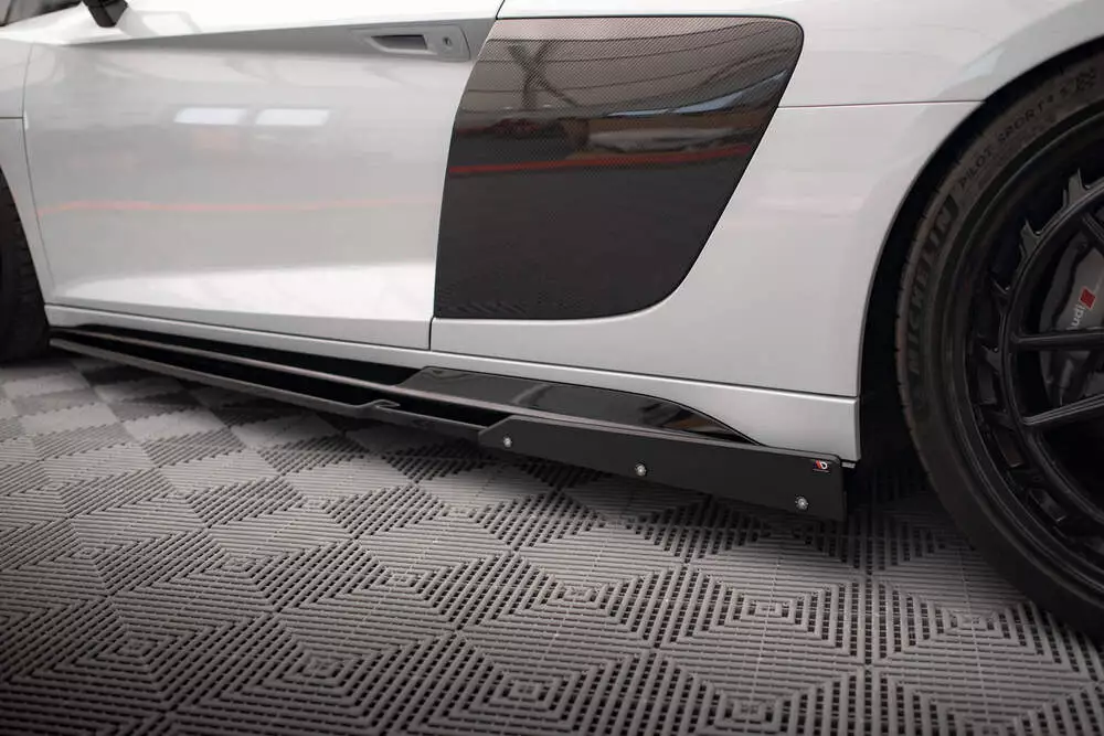 Side Skirts Diffusers V.2+ Flaps Audi R8 Mk2 Facelift - Image 2