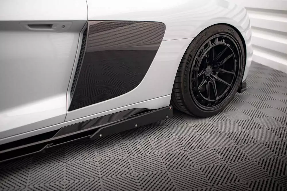 Side Skirts Diffusers V.2+ Flaps Audi R8 Mk2 Facelift - Image 4