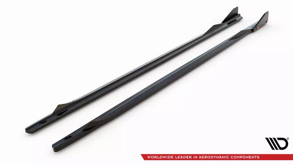 Side Skirts Diffusers V.2 + Flaps Bmw 2 Coupe M-pack / M240i G42 - Image 5