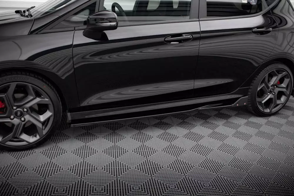 Side Skirts Diffusers V.2 + Flaps Ford Fiesta St / St-line