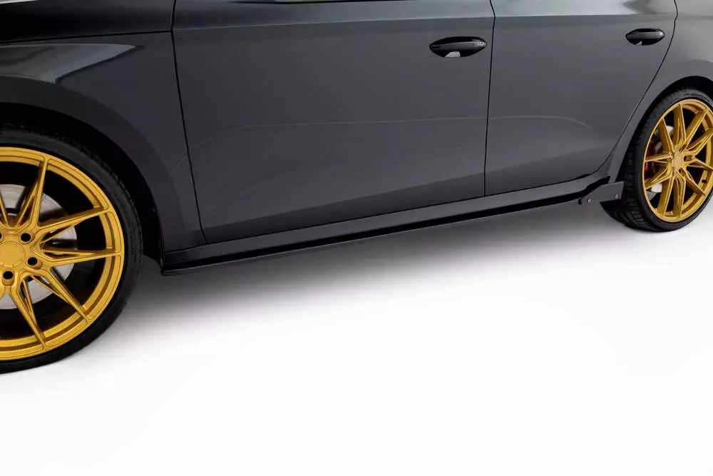 Side Skirts Diffusers V.2 + Flaps Skoda Octavia Rs Liftback / Combi Mk4 Facelift