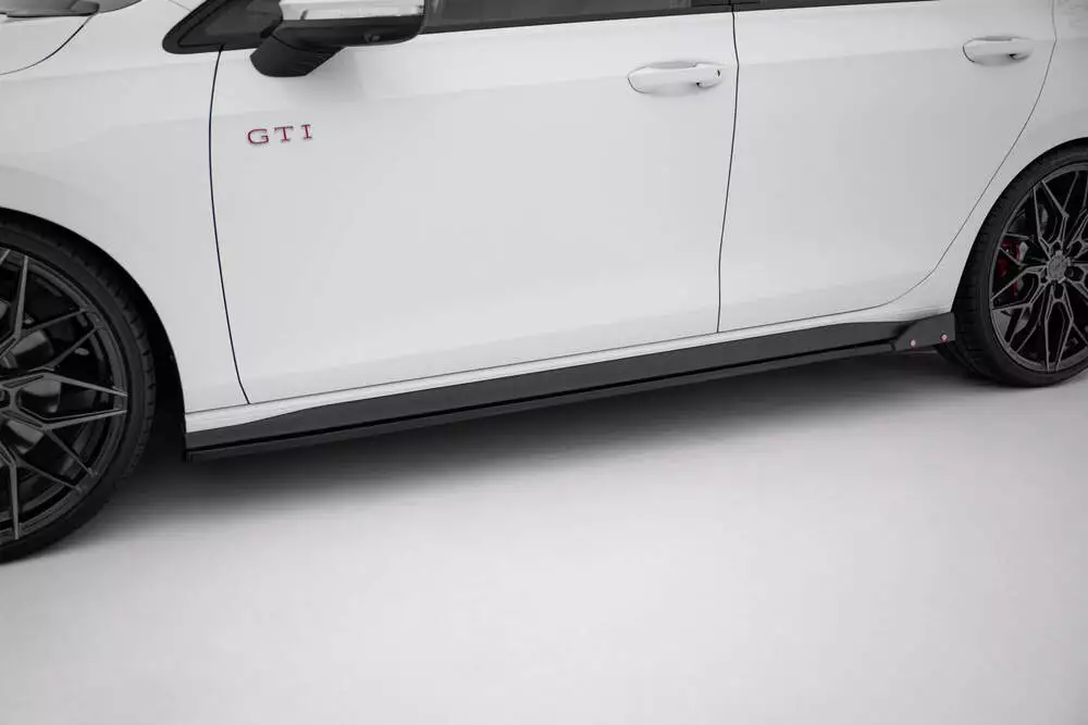 Side Skirts Diffusers V.2 + Flaps Volkswagen Golf Gti / Gte / Gti Clubsport / Gtd / R-line Mk8