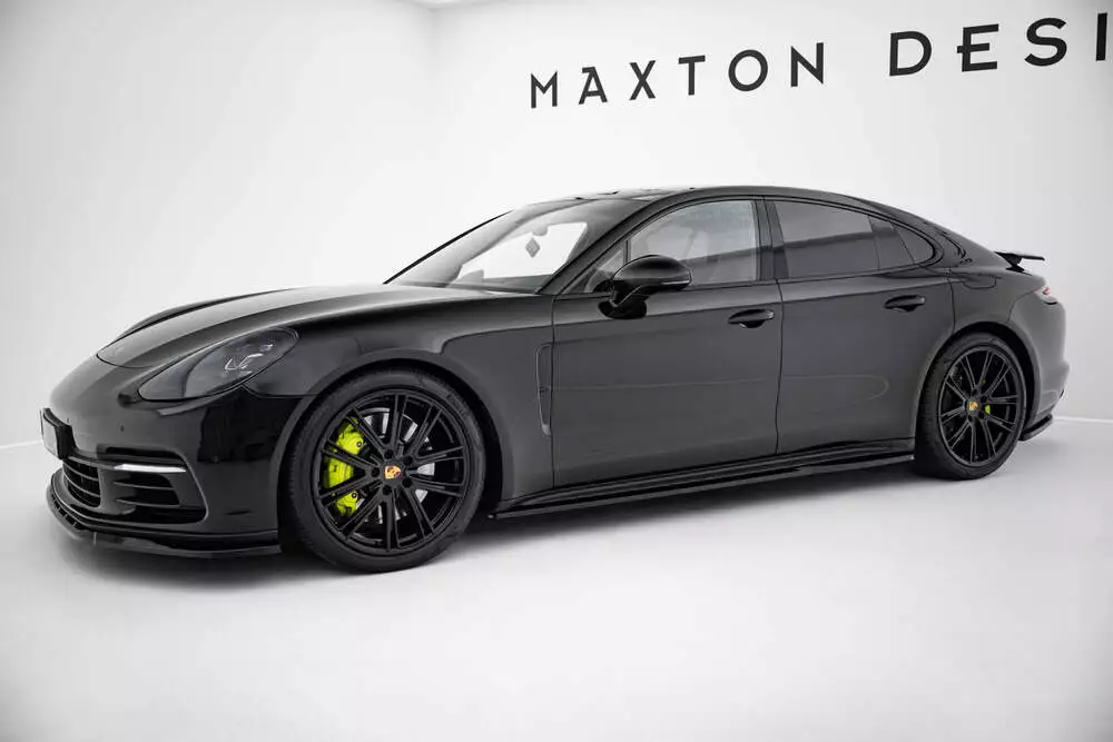 Side Skirts Diffusers V.2 Porsche Panamera Turbo S E-hybrid / Panamera E-hybrid 971 - Image 2