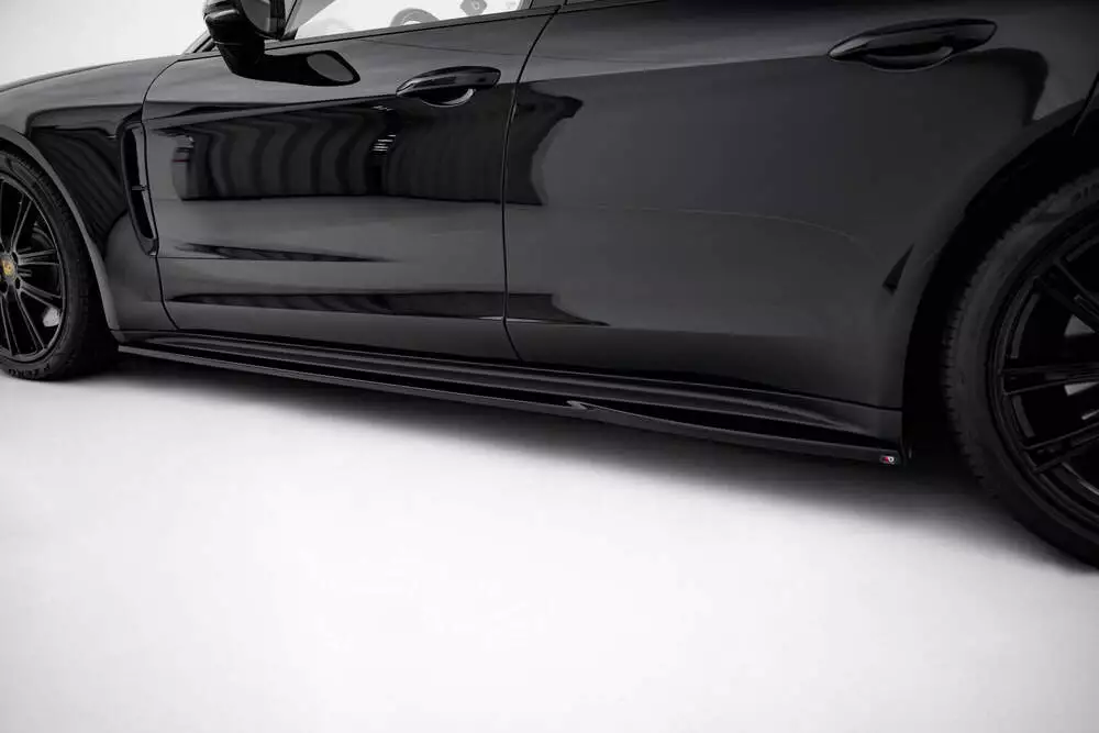 Side Skirts Diffusers V.2 Porsche Panamera Turbo S E-hybrid / Panamera E-hybrid 971 - Image 3