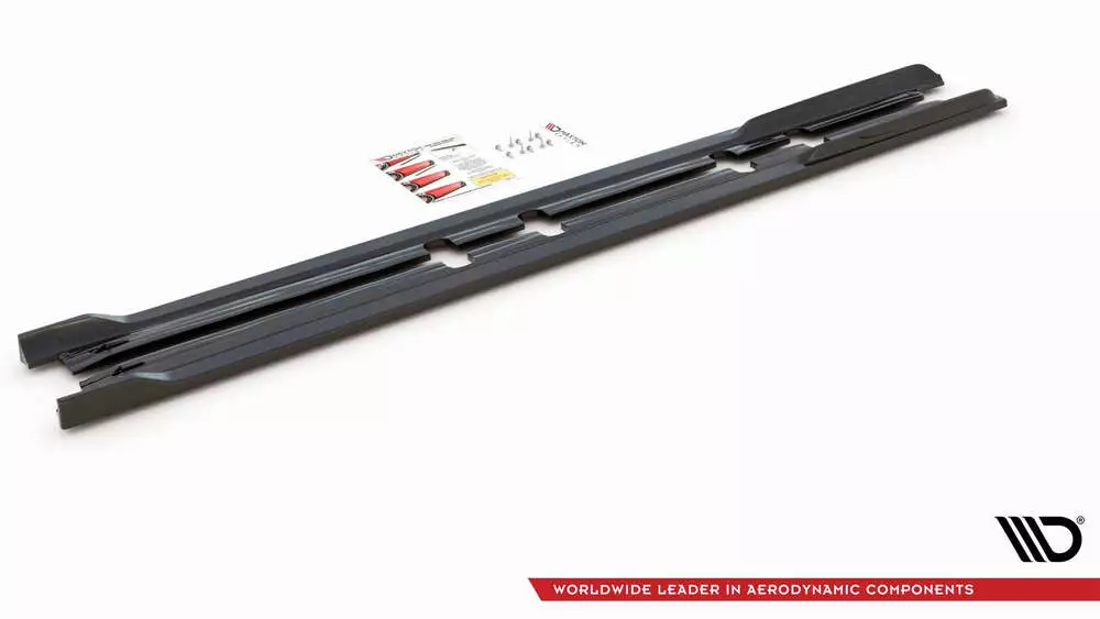Side Skirts Diffusers V.2 Seat Leon Fr St / Hatchback Mk4 / Cupra Leon St / Hatchback Mk1 / Mk1 Facelift - Image 3