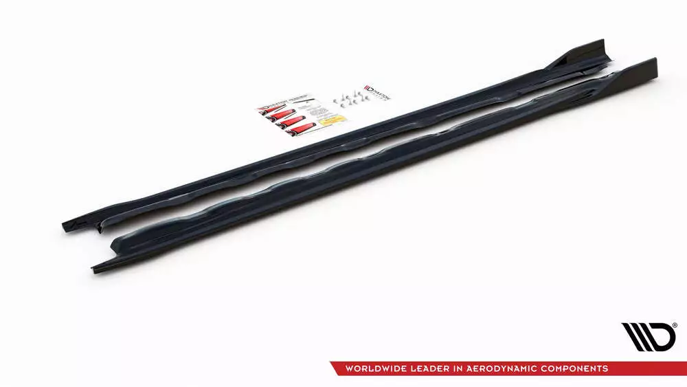 Side Skirts Diffusers V.2 Volkswagen Golf Mk8 - Image 6
