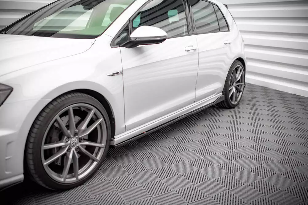 Side Skirts Diffusers V.2 Volkswagen Golf R / R-line Mk7