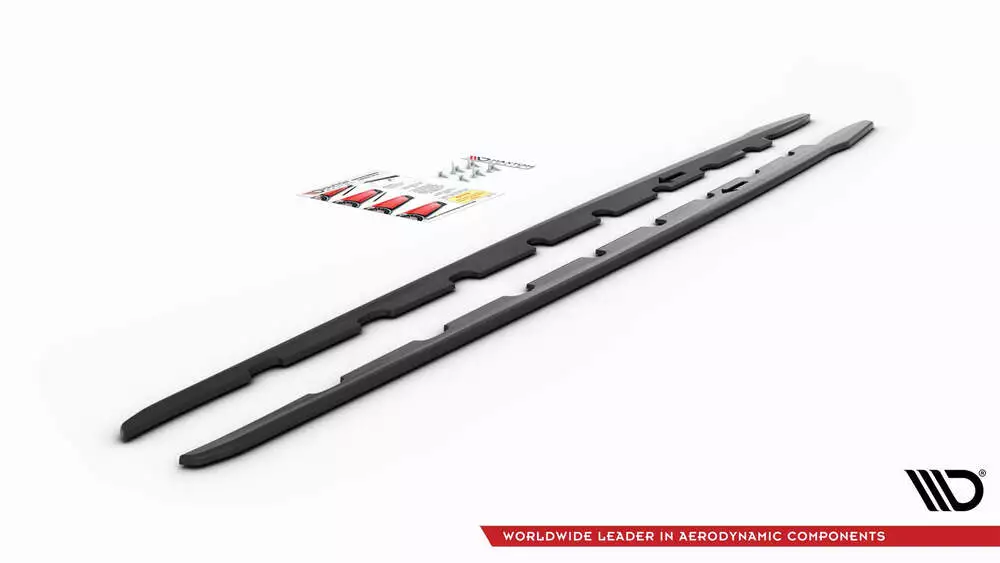 Side Skirts Diffusers V.2 For Bmw 1 M-pack / M135i / 128ti - Image 4