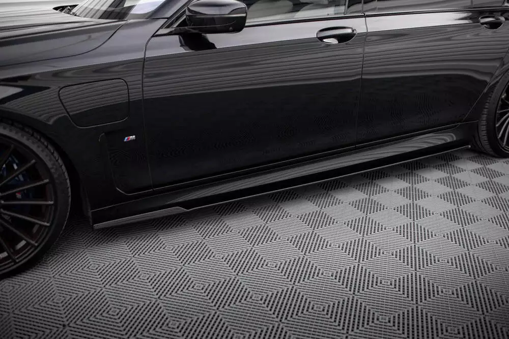 Side Skirts Diffusers V.2 For Bmw 7 Long M-pack G12