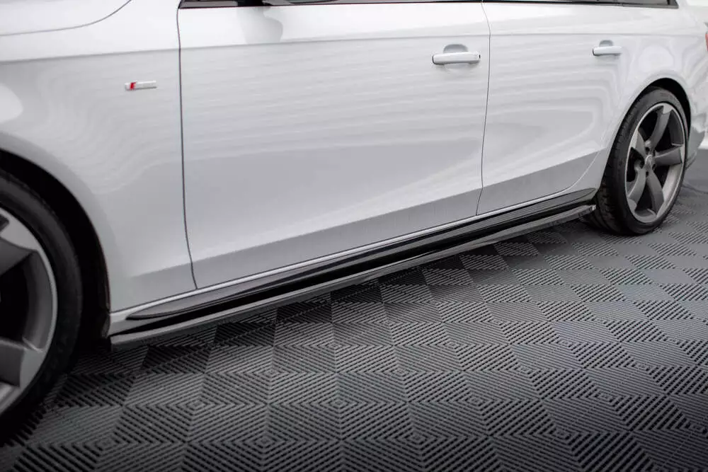Side Skirts Diffusers V.3 Audi A4 / A4 S-line / S4 B8