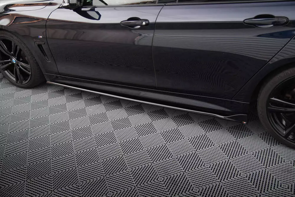 Side Skirts Diffusers V.3 Bmw 4 Coupe / Gran Coupe / Cabrio M-pack F32 / F36 / F33 - Image 2