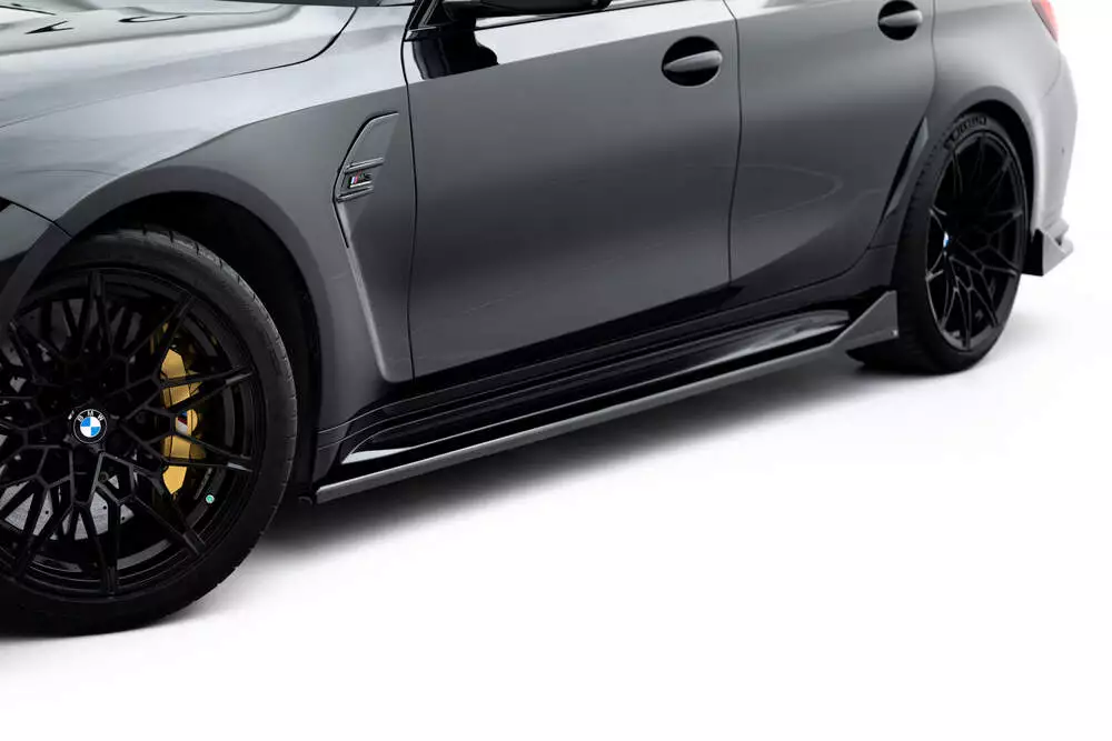 Side Skirts Diffusers V.3 Csl Look Bmw M3 Sedan / Touring G80 / G81