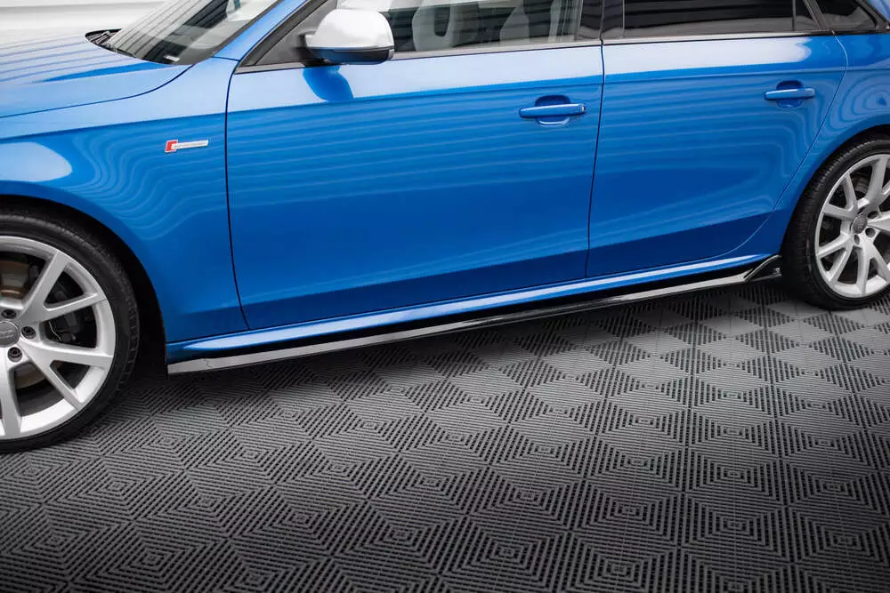 Side Skirts Diffusers V.4 Audi A4 / A4 S-line / S4 B8