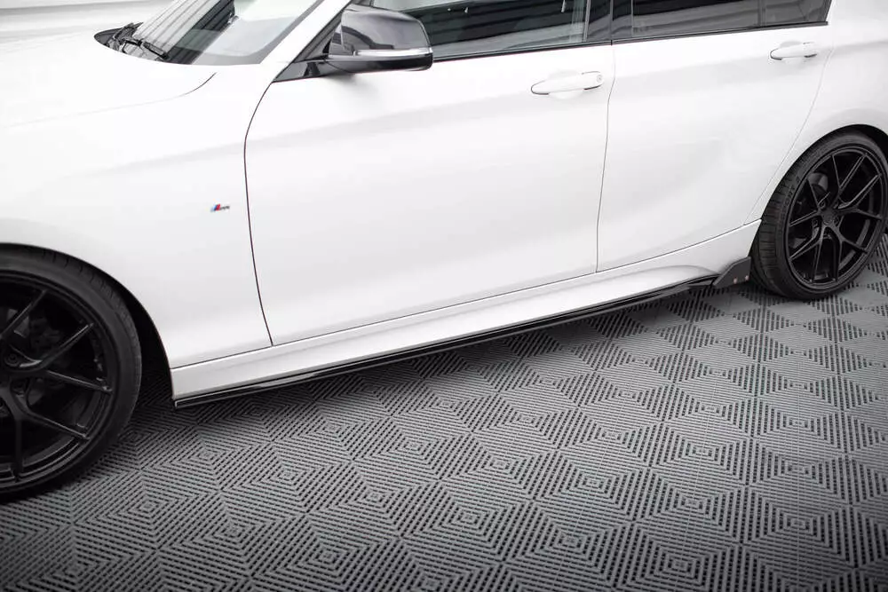 Side Skirts Diffusers V.4 + Flaps Bmw 1 M-pack / M140i F20 Facelift